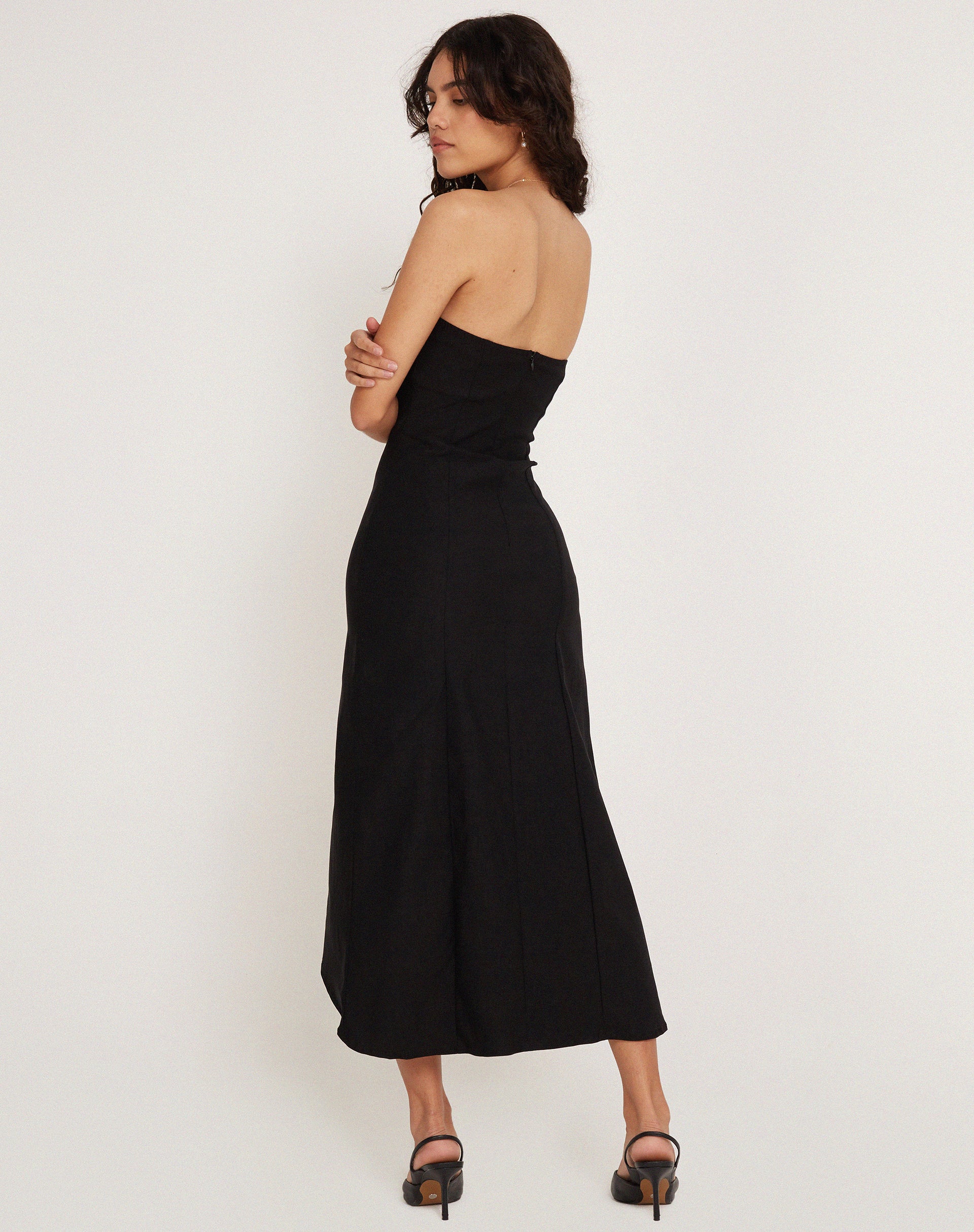 Melissa bandeau clearance midi dress