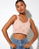 Image of Birra Crop Top in Soft Pink