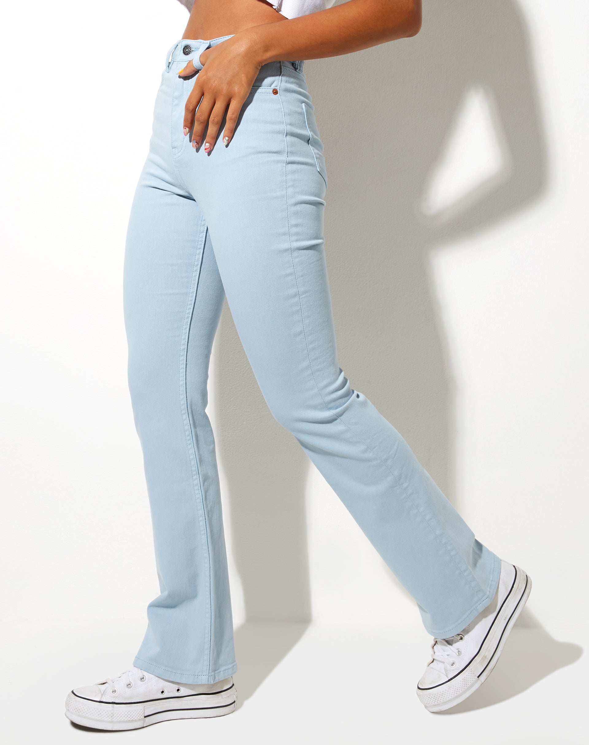 Sky colour hot sale jeans