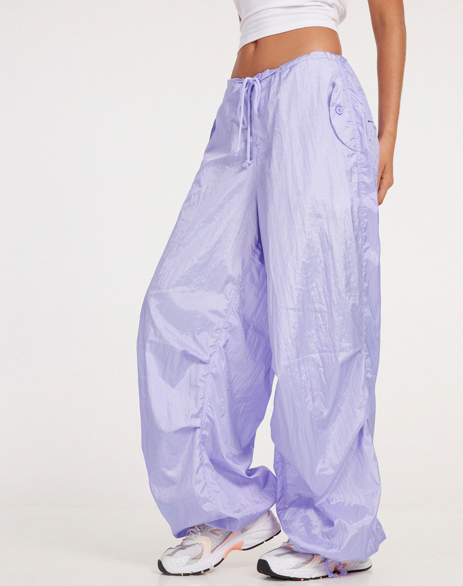 Purple sales parachute pants