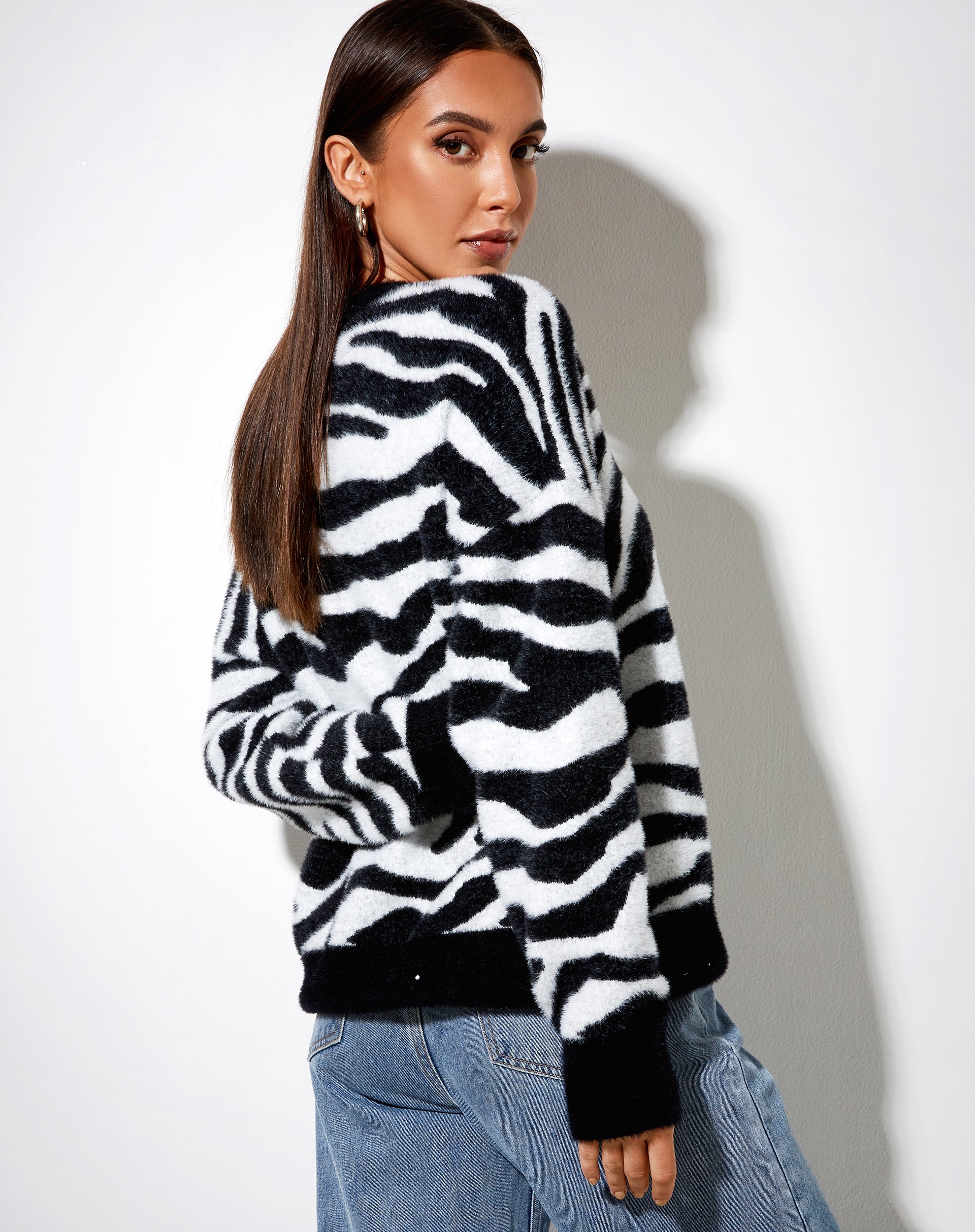 Zebra on sale print jumpers