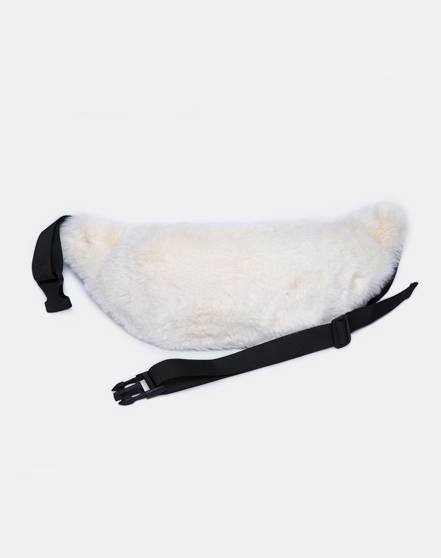 White fur fanny discount pack