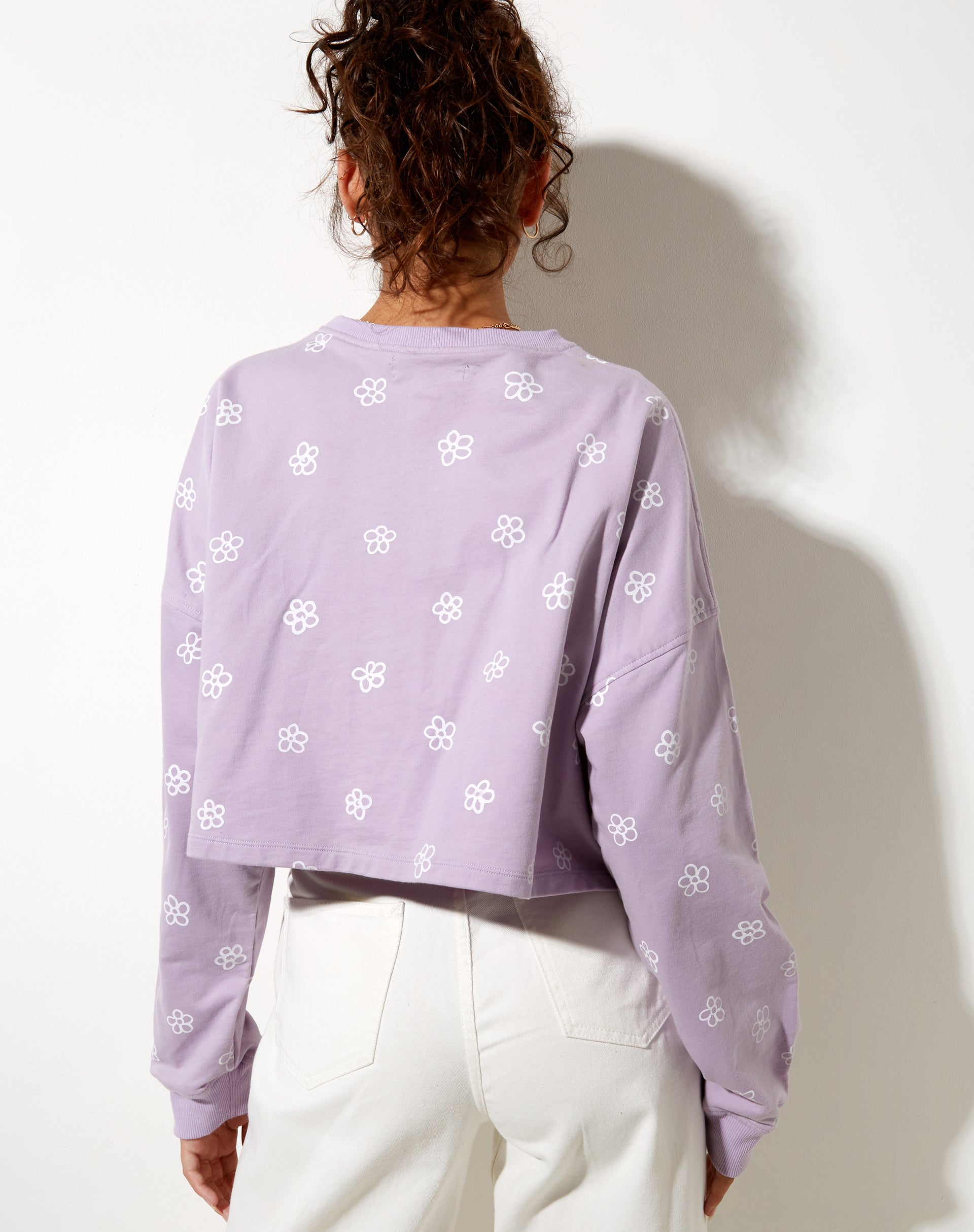 Lilac Cropped Cardigan  Septa – motelrocks-com-us