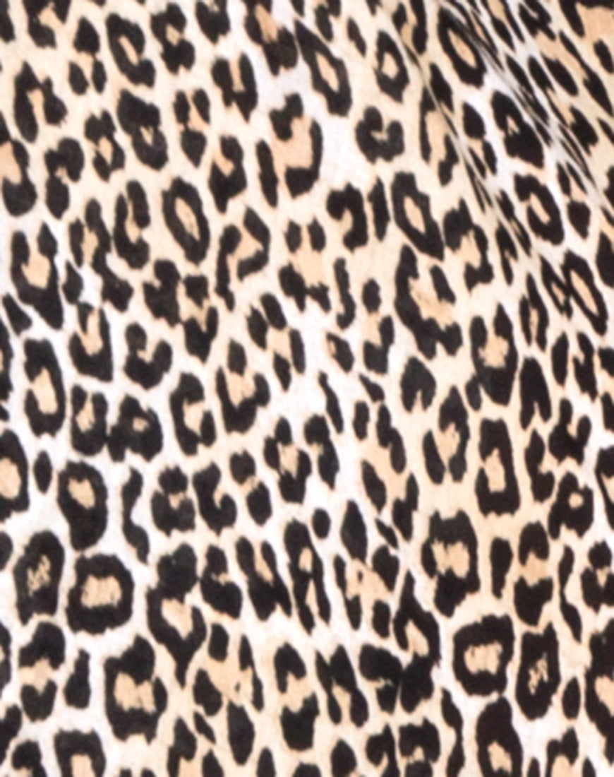 Button Through Leopard Shirt | Hawaiian - Motel Rocks – motelrocks.com