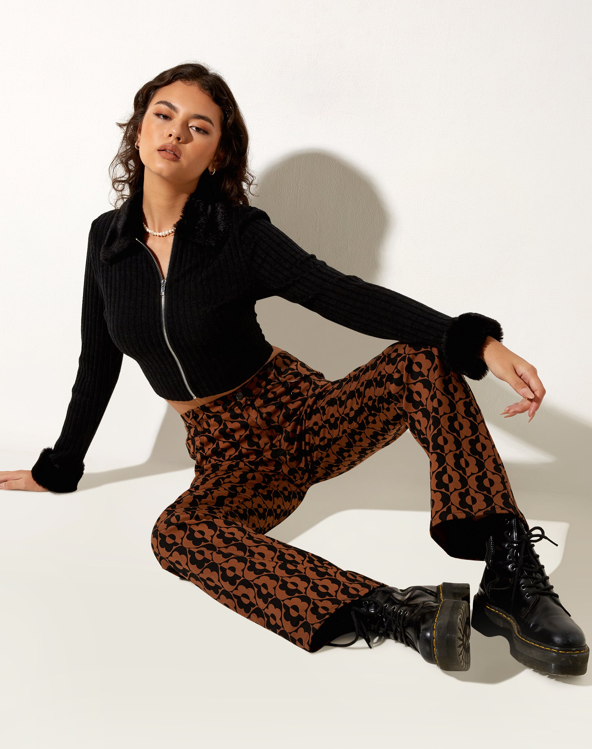 Lovers and Friends Eiden Pant in Wavy Tiger Multi | REVOLVE