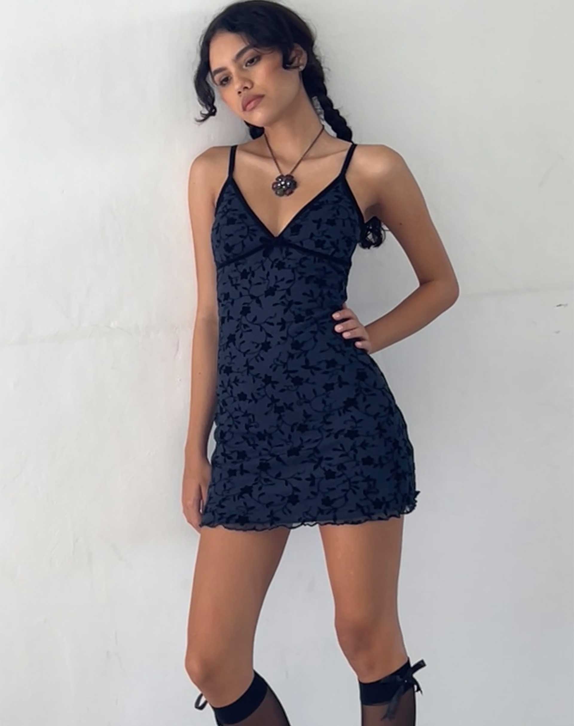 Motel mesh outlet dress