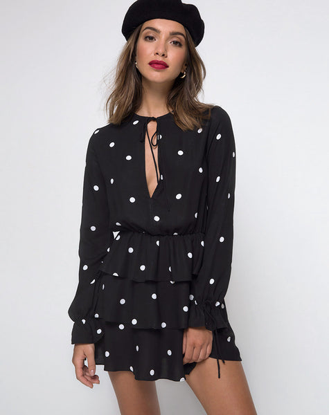 Motel rocks polka cheap dot dress