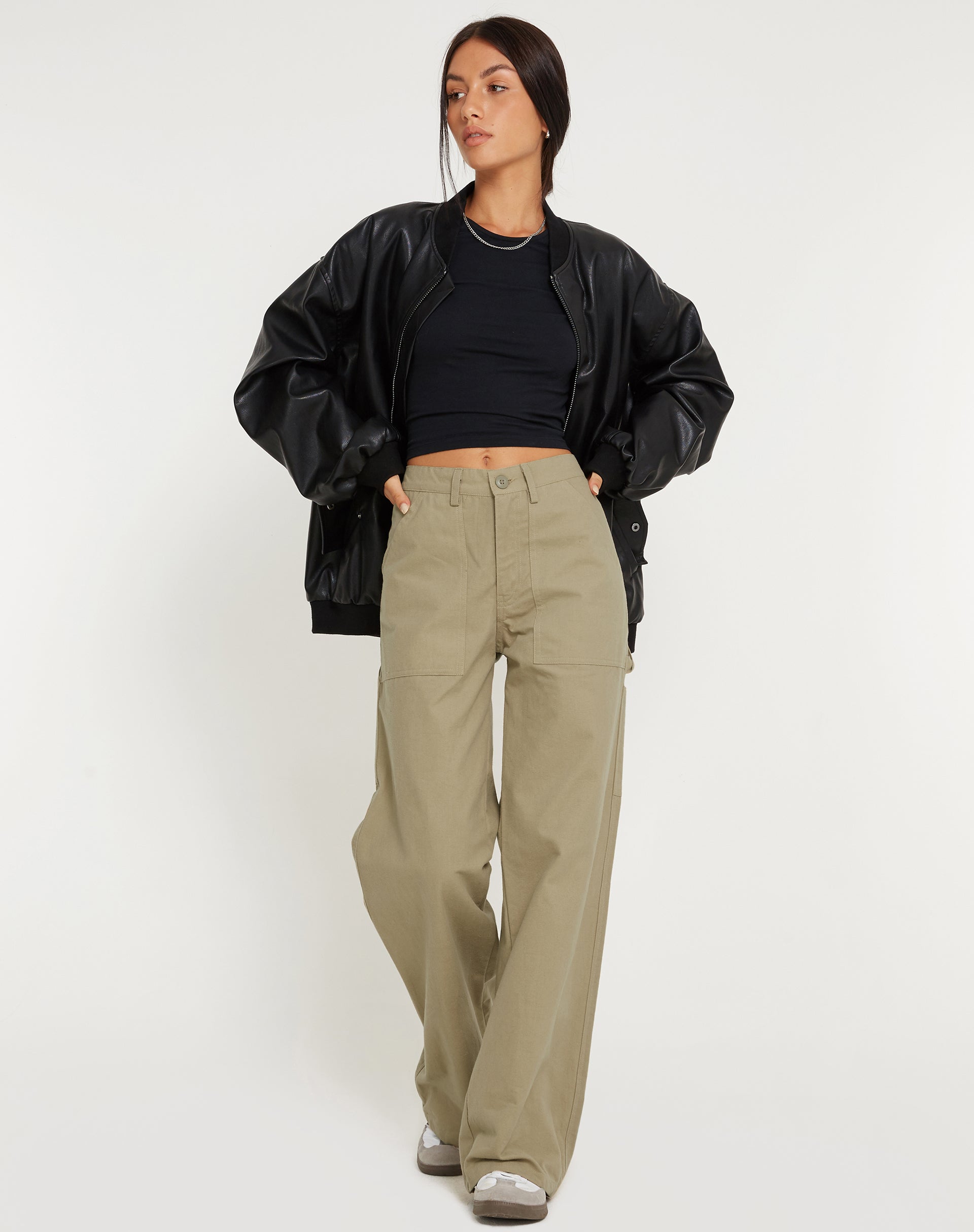 Cloth and stone 2024 cropped wide leg pants