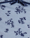 Light Blue and Navy Botanist Flocking