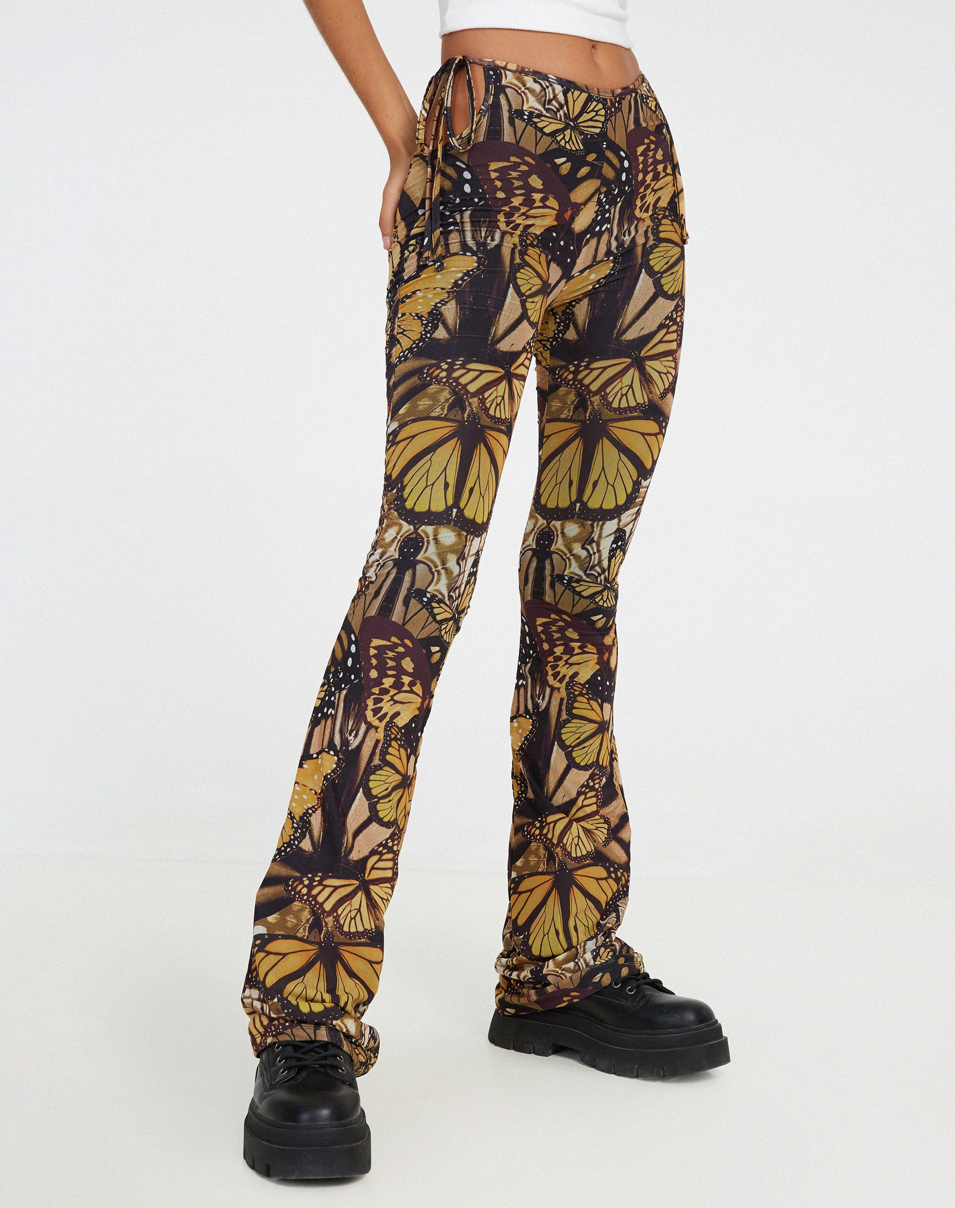 Butterfly on sale flare pants