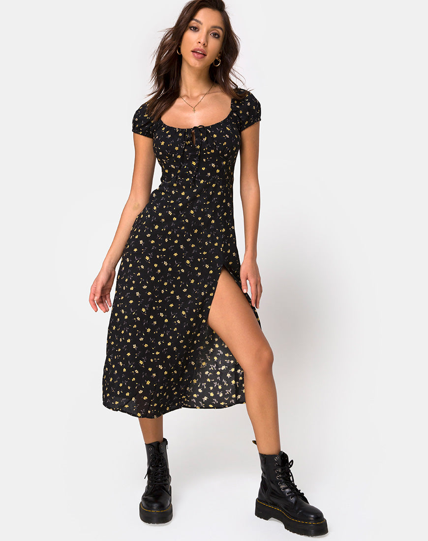 Motel midi outlet dress