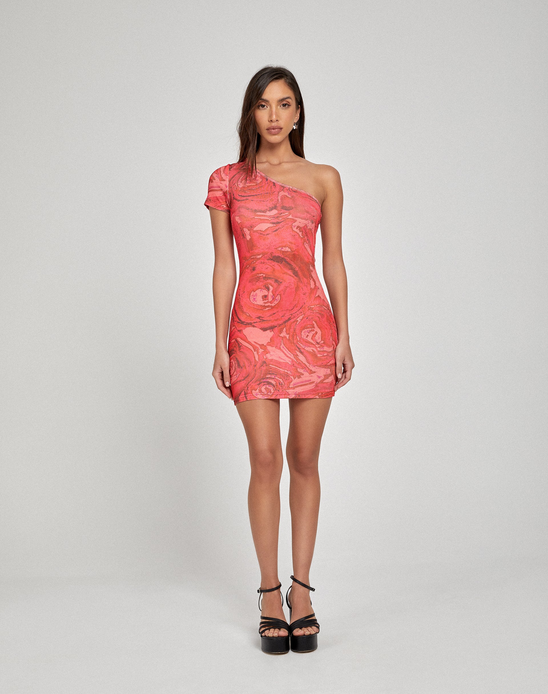 Bebe red lace on sale dress