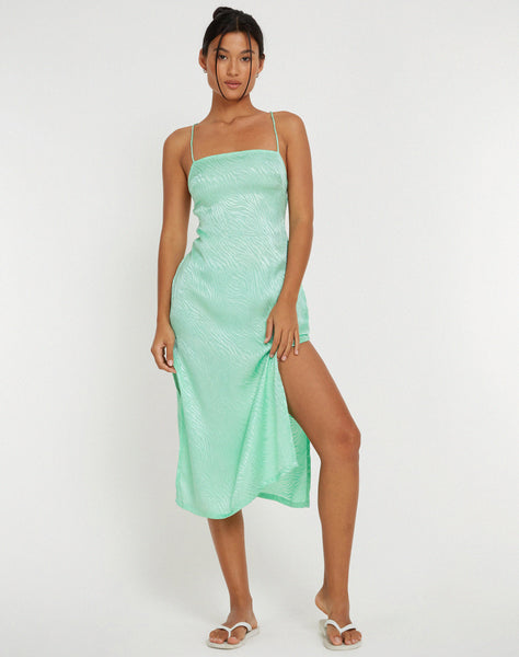 Mint green deals slip dress