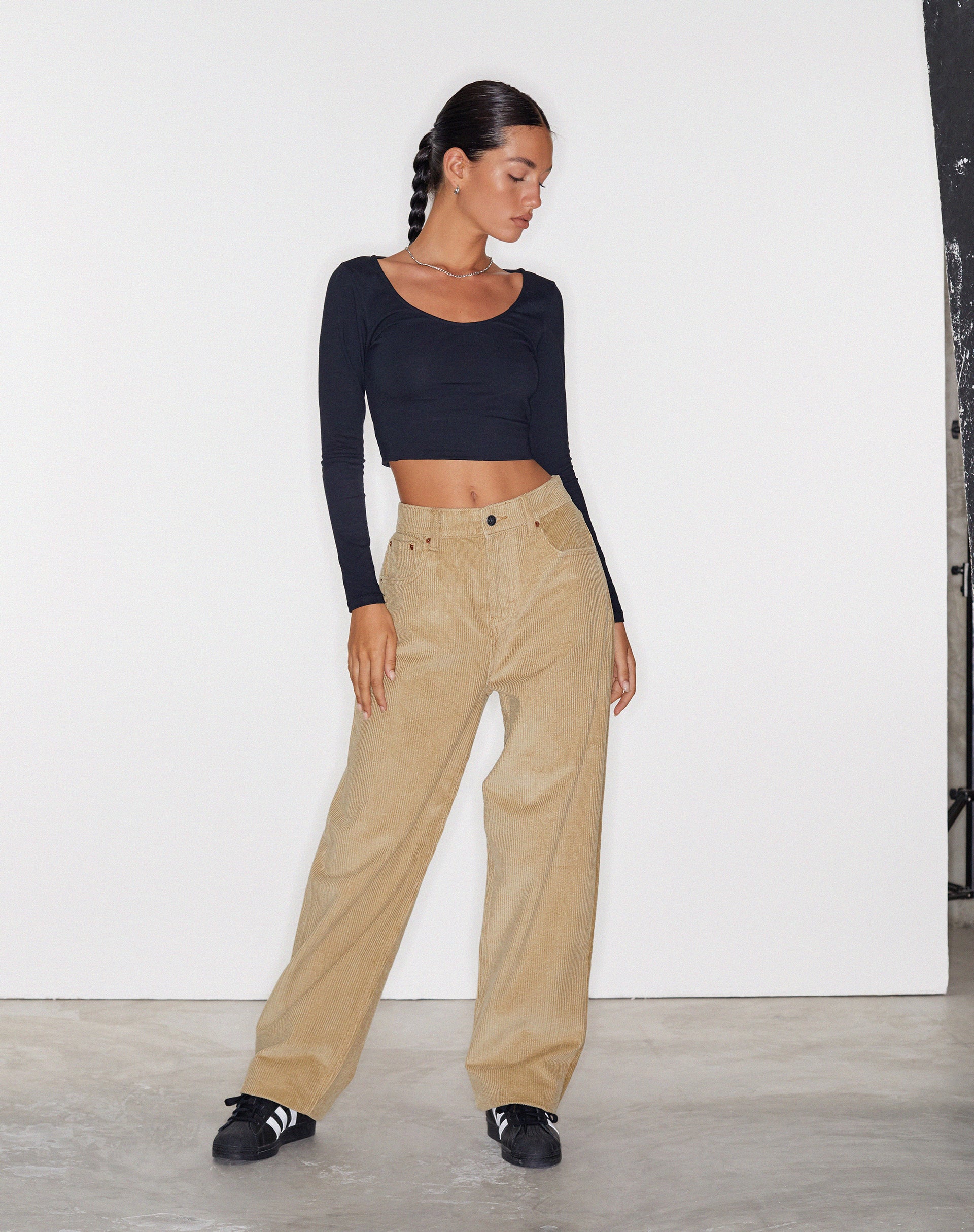 Beige cord sale jeans