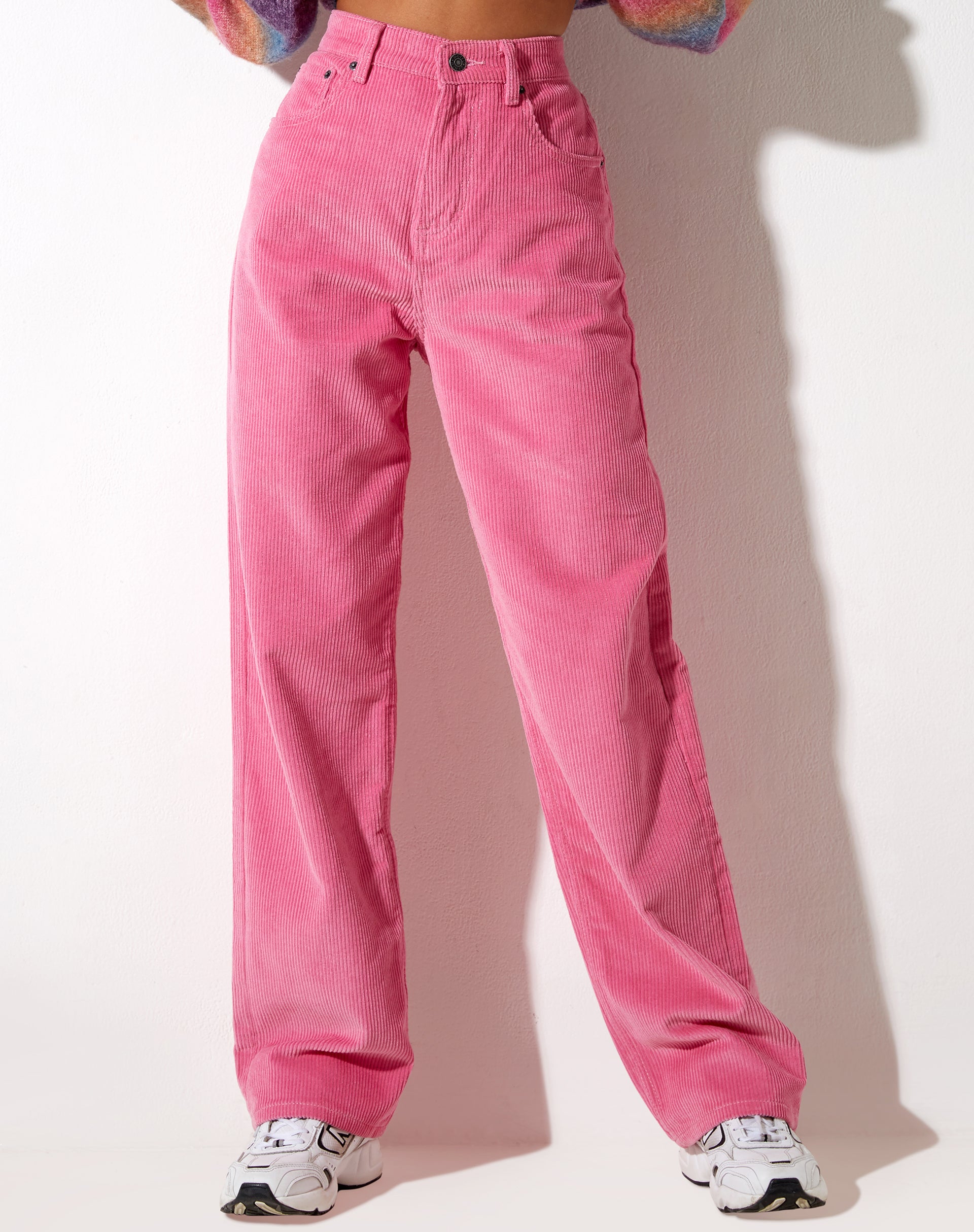 pink corduroy pants size 4 but could definitely fit  Depop