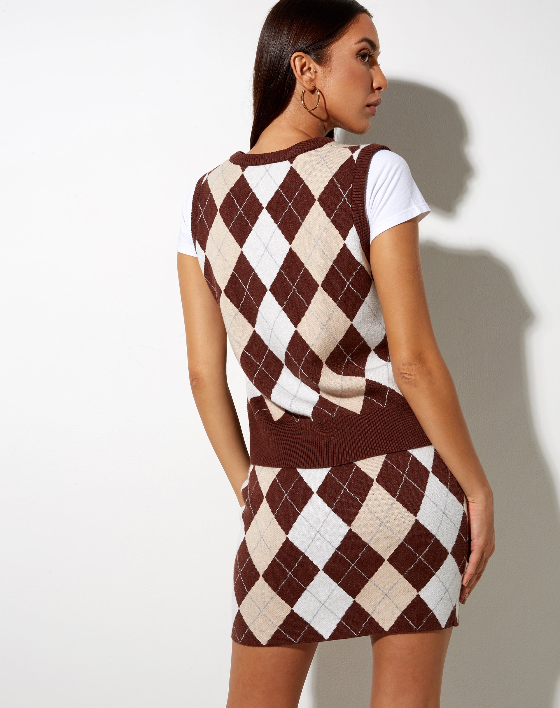 Argyle cheap sweater dress