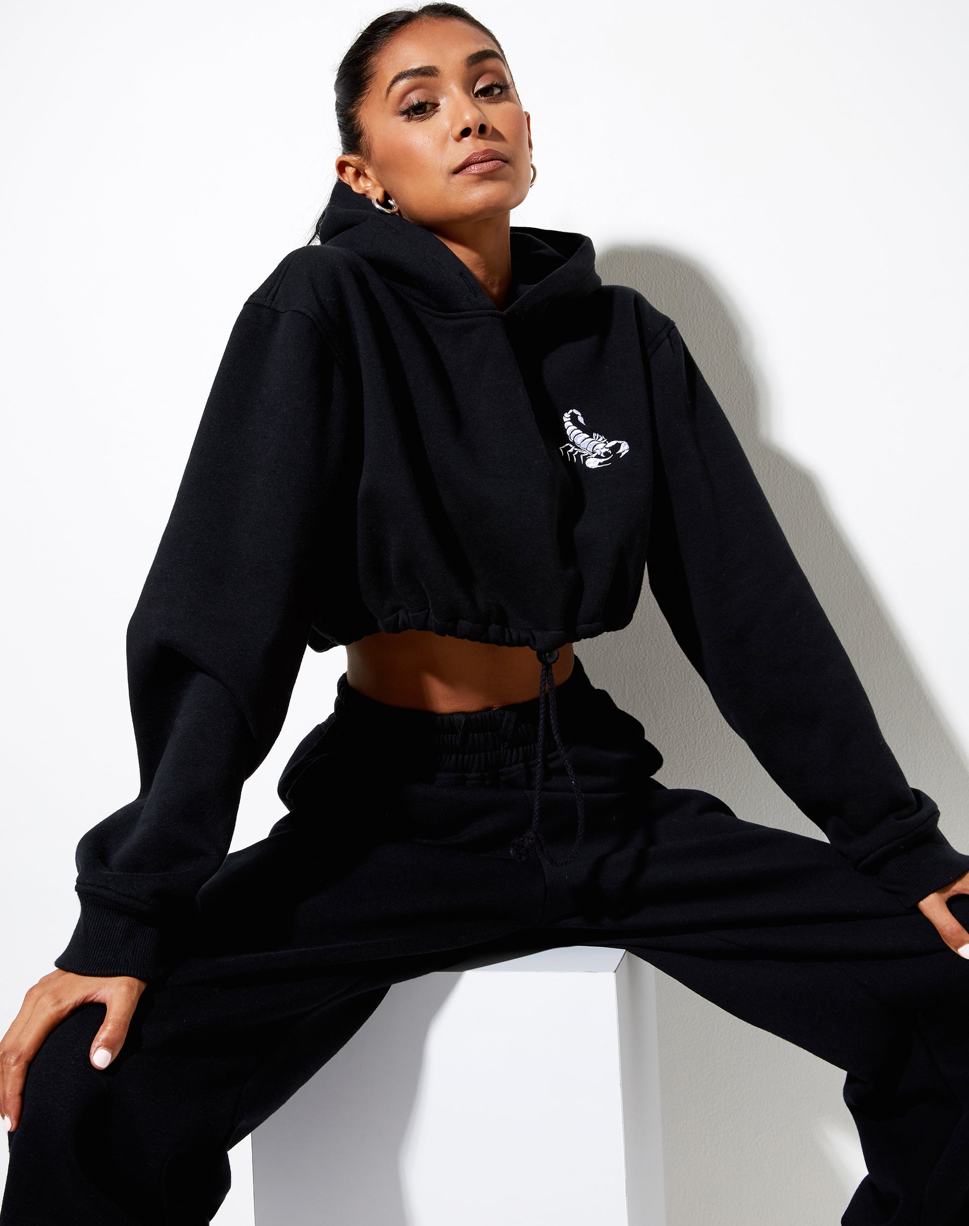 Scorpion hotsell embroidered hoodie