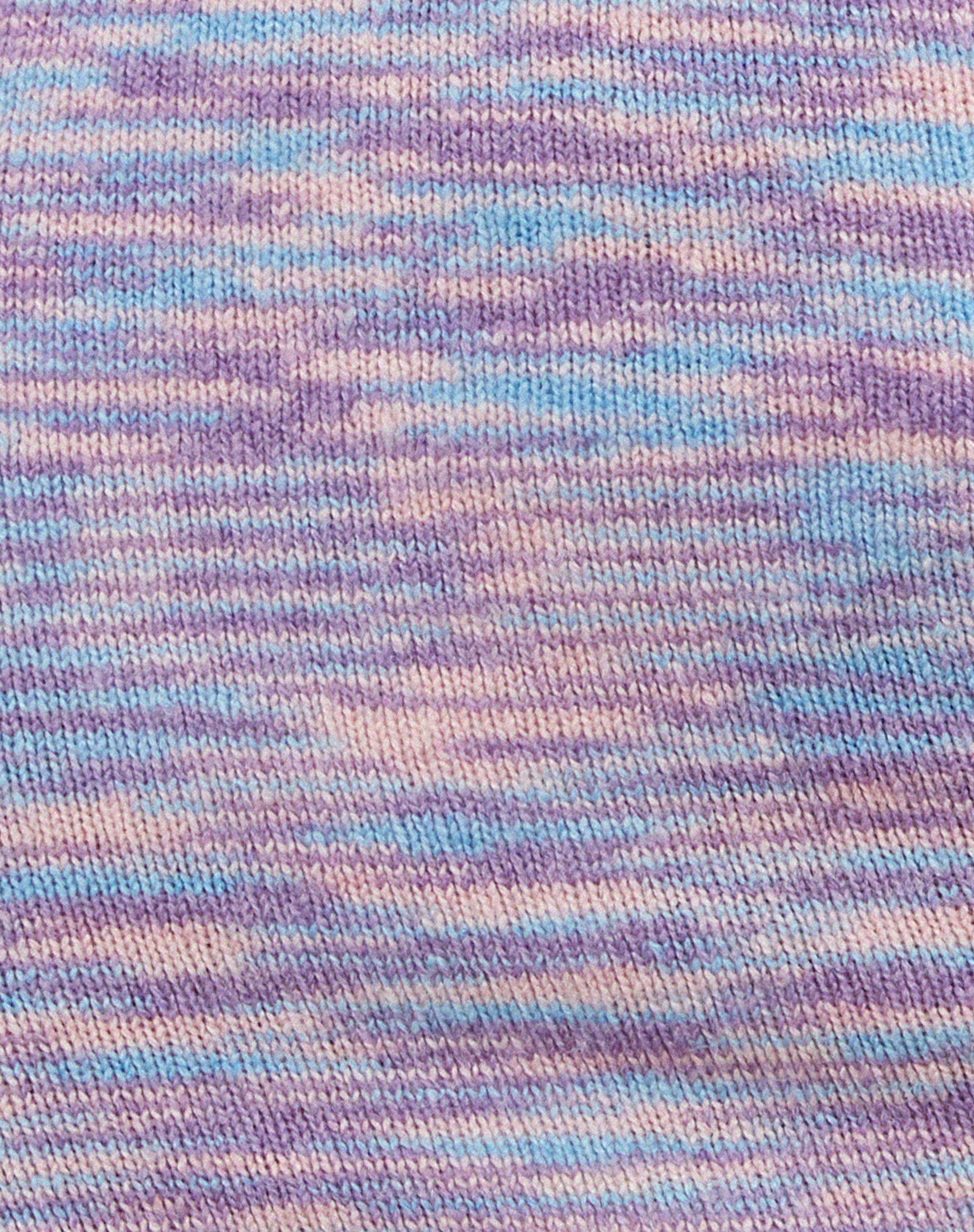Stasny Mini Dress in Mix Space Dye Knit Lilac