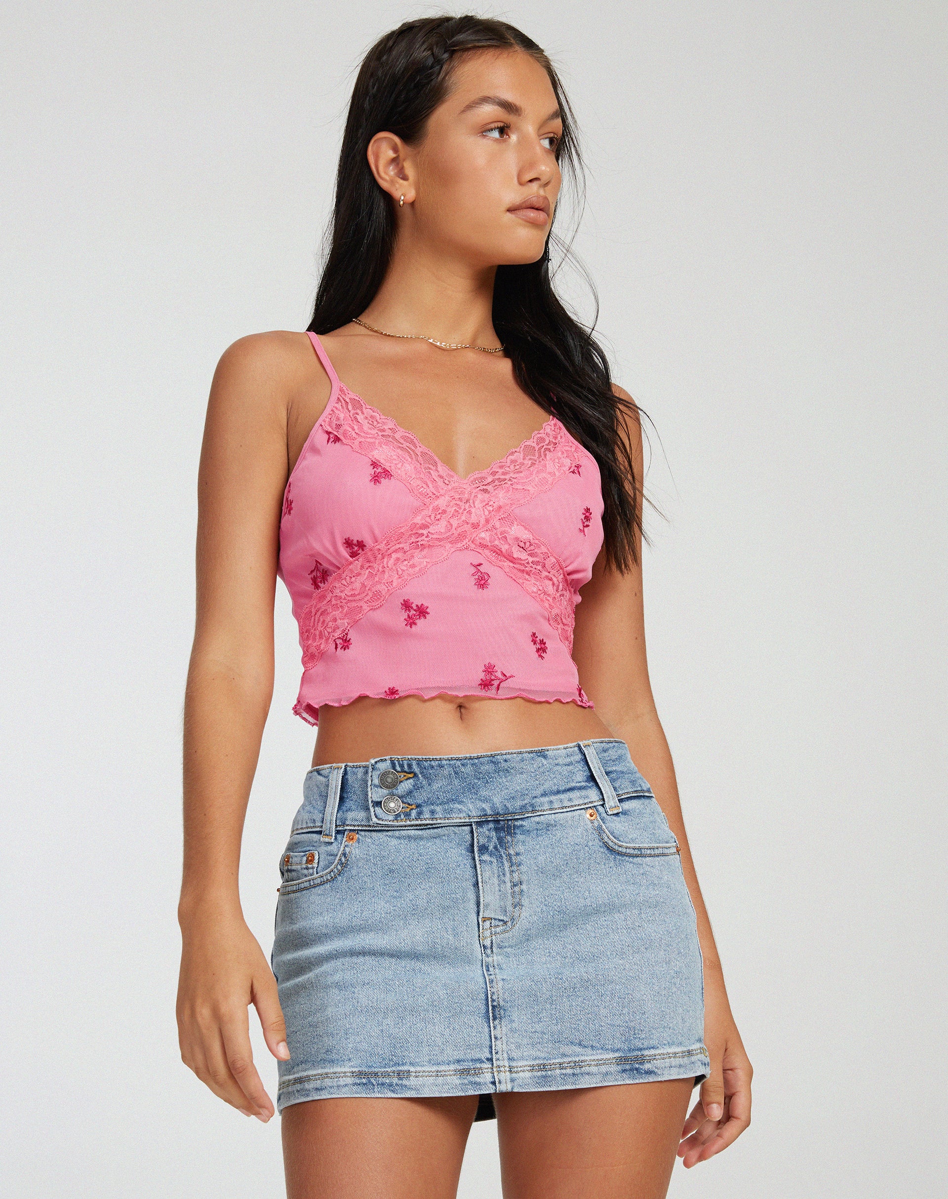 Daisy crop cheap top forever 21