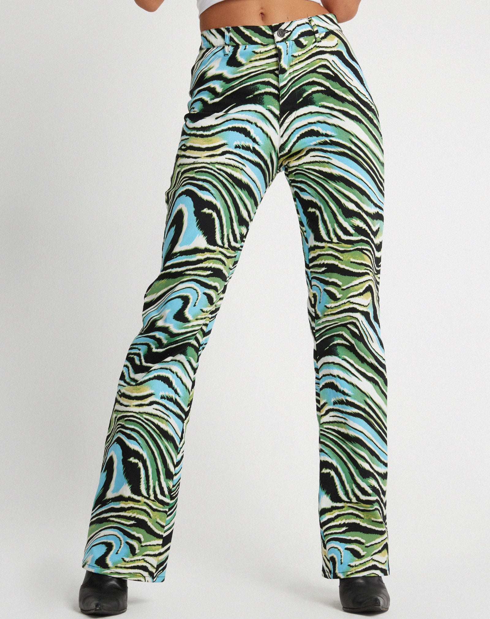 Groovy Flared Trousers Ladies  Smiffys